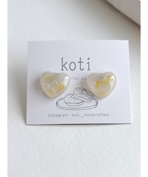 【koti】Sulo mist heart ピアス(MA)
