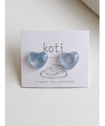 【koti】Sulo mist heart ピアス(MA)