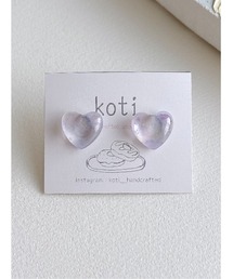 【koti】Sulo mist heart ピアス(MA)