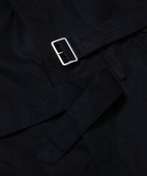 COMME des GARCONS HOMME(コム デ ギャルソン・オム)の「COTTON POLYESTER GARBARDINE COAT(ステンカラーコート・メンズ・ネイビー/ベージュ・S/M/L)」の4枚目の写真