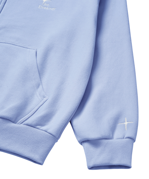 THE DREAMER（ザ・ドリーマー）の「重量ブランケット フードジップアップ クラウドブルー（パーカー・レディース・その他・SMALL/MEDIUM/LARGE）」の5枚目の写真