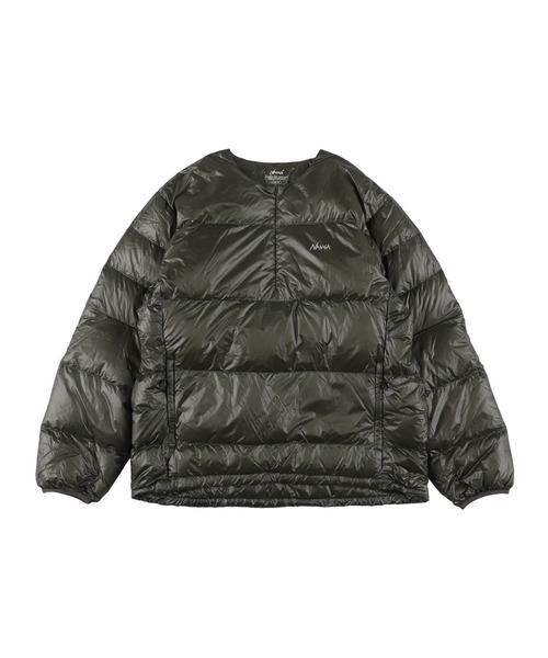 NANGA(ナンガ)の「MOUNTAIN LODGE 2WAY DOWN PULLOVER/マウンテンロッジ 2WAY ダウンプルオーバー(その他アウター・メンズ・モカ/オリーブ/ブラック/ミント・S/L/M/XL)」の3枚目の写真