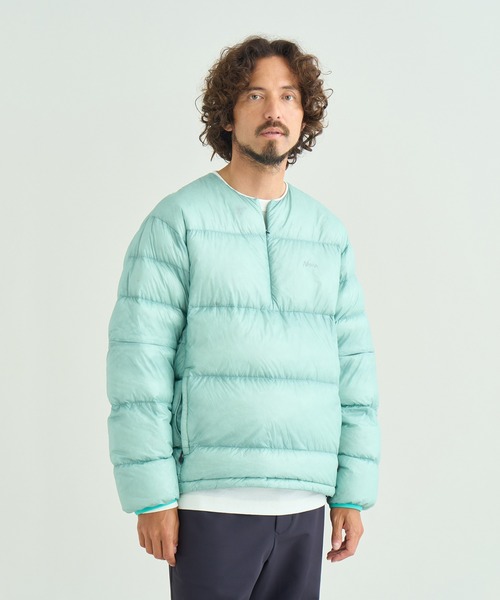 NANGA(ナンガ)の「MOUNTAIN LODGE 2WAY DOWN PULLOVER/マウンテンロッジ 2WAY ダウンプルオーバー(その他アウター・メンズ・モカ/オリーブ/ブラック/ミント・S/L/M/XL)」の6枚目の写真