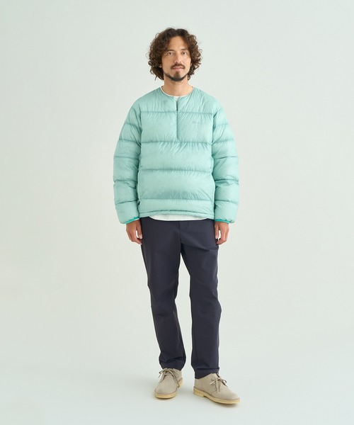 NANGA(ナンガ)の「MOUNTAIN LODGE 2WAY DOWN PULLOVER/マウンテンロッジ 2WAY ダウンプルオーバー(その他アウター・メンズ・モカ/オリーブ/ブラック/ミント・S/L/M/XL)」の7枚目の写真