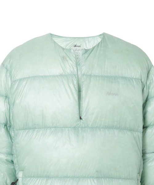 NANGA(ナンガ)の「MOUNTAIN LODGE 2WAY DOWN PULLOVER/マウンテンロッジ 2WAY ダウンプルオーバー(その他アウター・メンズ・モカ/オリーブ/ブラック/ミント・S/L/M/XL)」の16枚目の写真