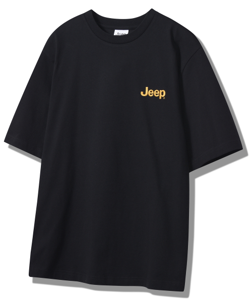 JEEP（ジープ）の「[190g] M-ロゴグラフィック半袖Tシャツ (JR5TSU173BK_YE)（Tシャツ/カットソー・メンズ・その他・X-SMALL/LARGE/MEDIUM/SMALL/X-LARGE/2XL）」の2枚目の写真