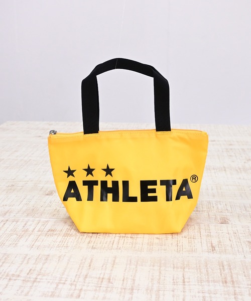ATHLETA(アスレタ)の「≪athleta≫ランチタイムもスポーツの日も気分が上がる!お弁当やドリンクが収まりやすいマチ付きSサイズで、通勤・通学からレジャーまで活躍。冷気を逃がしにくい保冷トートバッグ Sサイズ(トートバッグ・レディース・ブルー/イエロー/ブラック/グリーン・S)」の6枚目の写真