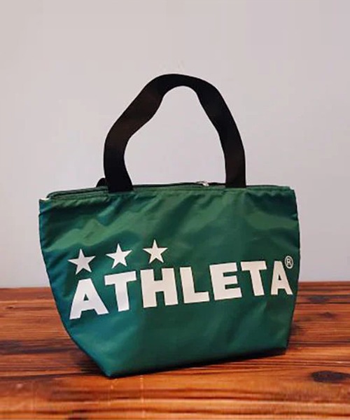 ATHLETA(アスレタ)の「≪athleta≫ランチタイムもスポーツの日も気分が上がる!お弁当やドリンクが収まりやすいマチ付きSサイズで、通勤・通学からレジャーまで活躍。冷気を逃がしにくい保冷トートバッグ Sサイズ(トートバッグ・レディース・ブルー/イエロー/ブラック/グリーン・S)」の13枚目の写真