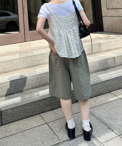 CANAL JEAN(キャナルジーン)の「El mar ウォッシングベイカーハーフパンツ(その他パンツ・レディース・ベージュ/カーキ/ブラック・SMALL/MEDIUM)」の5枚目の写真