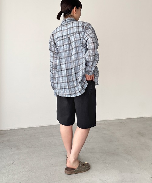 CANAL JEAN(キャナルジーン)の「El mar ウォッシングベイカーハーフパンツ(その他パンツ・レディース・ベージュ/カーキ/ブラック・SMALL/MEDIUM)」の8枚目の写真
