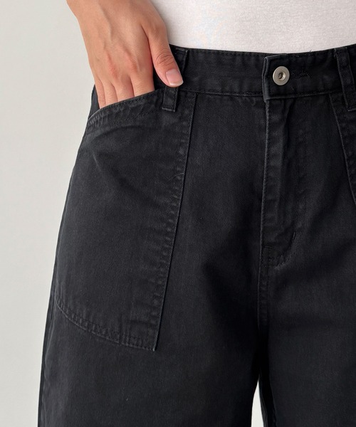 CANAL JEAN(キャナルジーン)の「El mar ウォッシングベイカーハーフパンツ(その他パンツ・レディース・ベージュ/カーキ/ブラック・SMALL/MEDIUM)」の16枚目の写真