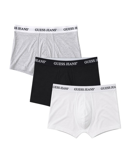 GUESS JEANS(ゲスジーンズ)の「【GUESS JEANS ゲス ジーンズ】メンズトランクス 3枚セット 3Pack Trunk(トランクス・メンズ・その他2/その他3/その他1/ネイビー/ブラック・M/S/L)」の3枚目の写真