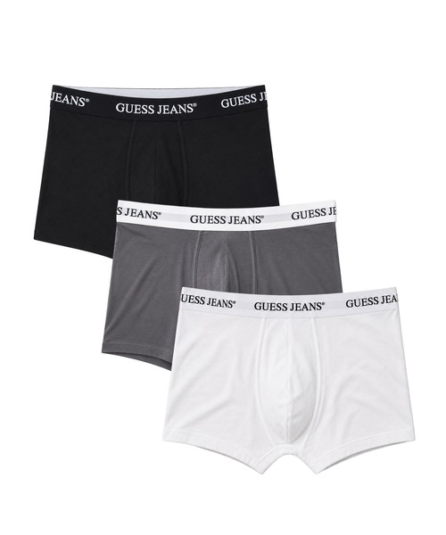 GUESS JEANS(ゲスジーンズ)の「【GUESS JEANS ゲス ジーンズ】メンズトランクス 3枚セット 3Pack Trunk(トランクス・メンズ・その他2/その他3/その他1/ネイビー/ブラック・M/S/L)」の5枚目の写真