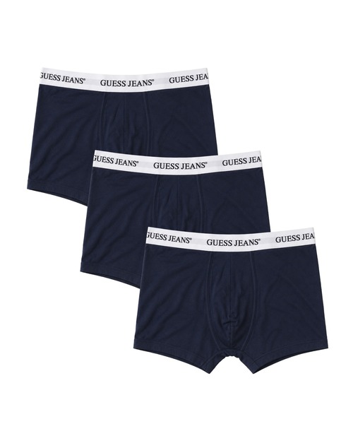 GUESS JEANS(ゲスジーンズ)の「【GUESS JEANS ゲス ジーンズ】メンズトランクス 3枚セット 3Pack Trunk(トランクス・メンズ・その他2/その他3/その他1/ネイビー/ブラック・M/S/L)」の2枚目の写真