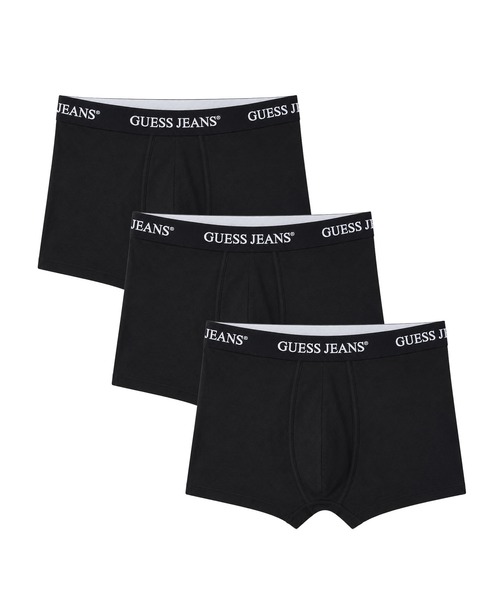 GUESS JEANS(ゲスジーンズ)の「【GUESS JEANS ゲス ジーンズ】メンズトランクス 3枚セット 3Pack Trunk(トランクス・メンズ・その他2/その他3/その他1/ネイビー/ブラック・M/S/L)」の1枚目の写真