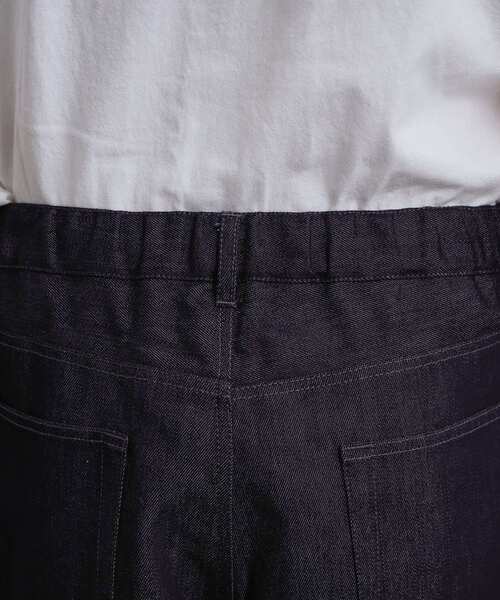 tk.TAKEO KIKUCHI（ティーケータケオキクチ）の「【色褪せしにくいデニム】Comfy Fadeless Denim Seriesバレルデニム（デニムパンツ・メンズ・ブラック/ネイビー・03/02/01）」の18枚目の写真