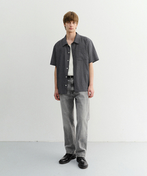 CHECKED PAJAMA SHIRT_UNISEX_UDSH6B133_BLACK CHECK