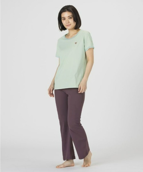 le coq sportif(ルコックスポルティフ)の「PAUL&JOEコラボ】ソフトリブニット半袖Tシャツ(Tシャツ/カットソー・レディース・ブラウン/ネイビー/グリーン・L/M/XL/S)」の15枚目の写真