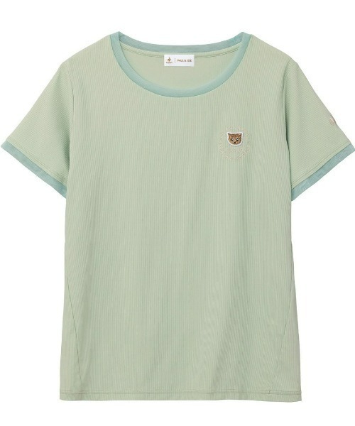 le coq sportif(ルコックスポルティフ)の「PAUL&JOEコラボ】ソフトリブニット半袖Tシャツ(Tシャツ/カットソー・レディース・ブラウン/ネイビー/グリーン・L/M/XL/S)」の16枚目の写真