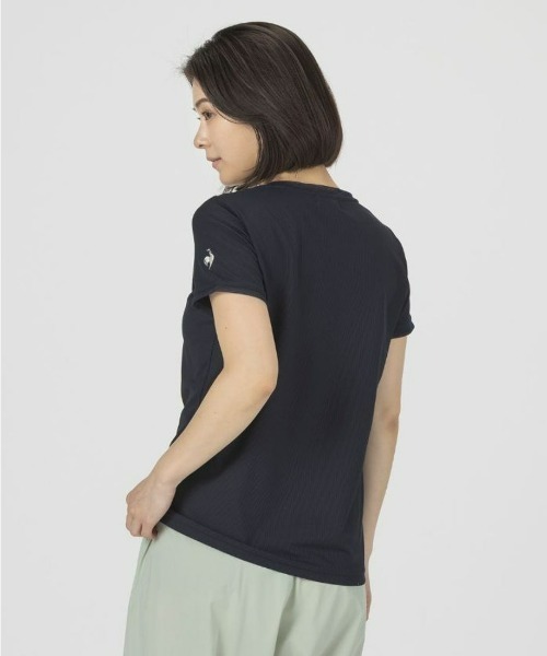 le coq sportif(ルコックスポルティフ)の「PAUL&JOEコラボ】ソフトリブニット半袖Tシャツ(Tシャツ/カットソー・レディース・ブラウン/ネイビー/グリーン・L/M/XL/S)」の21枚目の写真