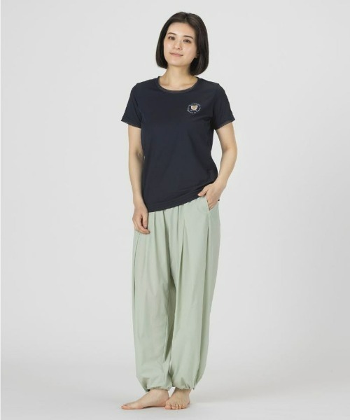 le coq sportif(ルコックスポルティフ)の「PAUL&JOEコラボ】ソフトリブニット半袖Tシャツ(Tシャツ/カットソー・レディース・ブラウン/ネイビー/グリーン・L/M/XL/S)」の22枚目の写真