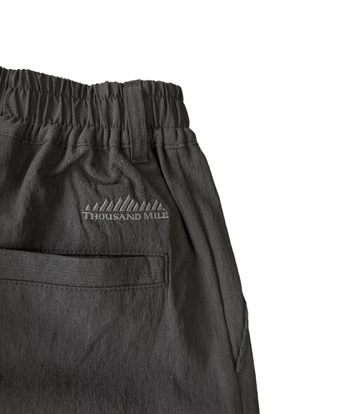 THOUSAND MILE(サウザンドマイル)の「WIDE TUCK PANTS/ワイドタックパンツ【吸汗速乾/防シワ/ストレッチ/通気性】(その他パンツ・レディース・ダークグレー/ブラック/モカ・FREE)」の7枚目の写真