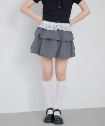 2段バルーンミニスカート
