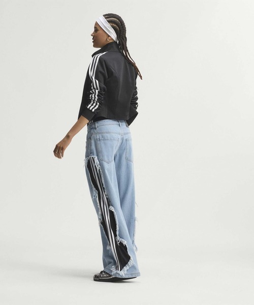 adidas(アディダス)の「ファイヤーブリッド コルセット トラックトップ / ジャージ / トラックジャケット / アディダスオリジナルス adidas Originals(ジャージ・レディース・ブラック・XX-LARGE/X-LARGE/LARGE/MEDIUM/SMALL)」の5枚目の写真