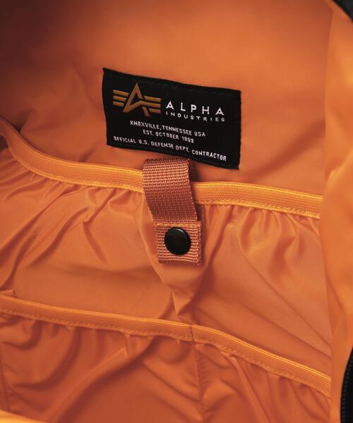 Alpha Industries（アルファインダストリーズ）の「Alpha Industries/アルファ インダストリーズ/CREW BACKPACK/クルーバックパック（バックパック/リュック・メンズ・ブラック・F）」の14枚目の写真