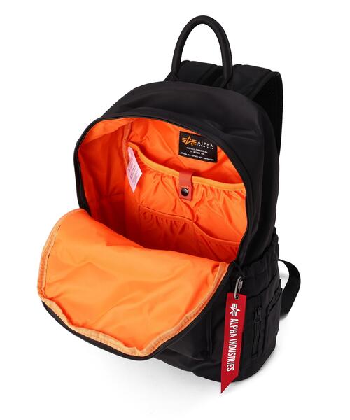 Alpha Industries（アルファインダストリーズ）の「Alpha Industries/アルファ インダストリーズ/CREW BACKPACK/クルーバックパック（バックパック/リュック・メンズ・ブラック・F）」の16枚目の写真