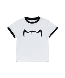 クロップリンガーキティビッグロゴTシャツ(ホワイト)