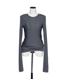 muller of yoshiokubo（ミュラーオブヨシオクボ）の「muller of yoshiokubo ミュラーオブヨシオクボ / GRADATION SHOULDER PAD TOP グラデーションショルダーパッドトップス / MLF26101A（Tシャツ/カットソー）」