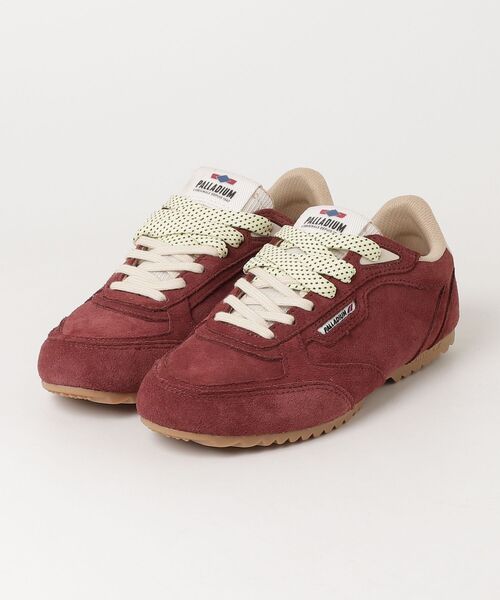 PALLADIUM（パラディウム）の「PALLADIUM/パラディウム PALLARACER SUEDE（スニーカー・レディース・ピンク/ライトブラウン/ダークブラウン・23cm/23.5cm/24cm/24.5cm/25cm）」の3枚目の写真