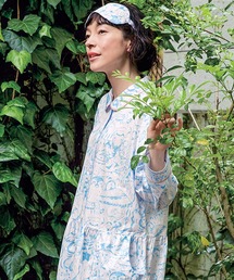 tsumori chisato SLEEP（ツモリチサト スリープ）の「綿100％(本体)　ルームウエア　ワンピース　長袖　ロング丈（ルームワンピース）」