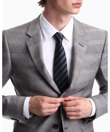 EMPORIO ARMANI（エンポリオアルマーニ）の「【エンポリオ アルマーニ】クラシックな斜めストライプ柄 シルクメンズネクタイ（ネクタイ）」
