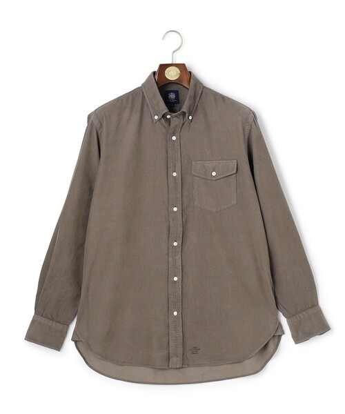 J.PRESS（ジェイプレス）の「【大人の上質カジュアル】J.PRESS MEN コーデュロイ パッチフラップシャツ（シャツ/ブラウス・メンズ・グレー系/ブラウン系/ブルー系・MEDIUM/LARGE/X-LARGE/SMALL）」の7枚目の写真
