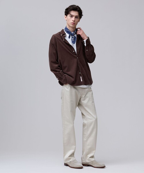 J.PRESS（ジェイプレス）の「【大人の上質カジュアル】J.PRESS MEN コーデュロイ パッチフラップシャツ（シャツ/ブラウス・メンズ・グレー系/ブラウン系/ブルー系・MEDIUM/LARGE/X-LARGE/SMALL）」の10枚目の写真