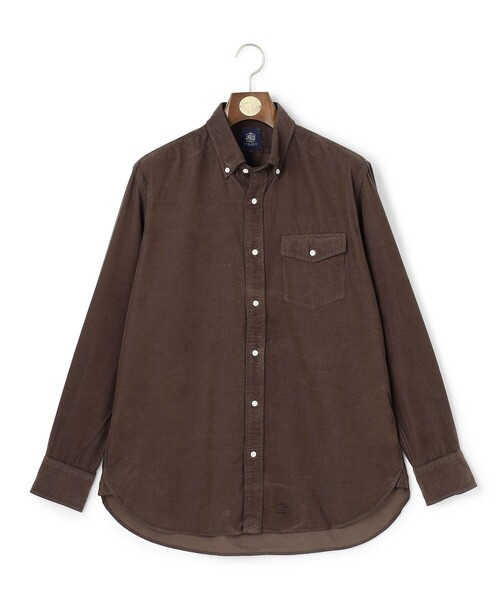 J.PRESS（ジェイプレス）の「【大人の上質カジュアル】J.PRESS MEN コーデュロイ パッチフラップシャツ（シャツ/ブラウス・メンズ・グレー系/ブラウン系/ブルー系・MEDIUM/LARGE/X-LARGE/SMALL）」の11枚目の写真