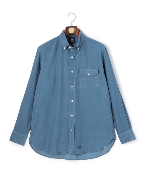 J.PRESS（ジェイプレス）の「【大人の上質カジュアル】J.PRESS MEN コーデュロイ パッチフラップシャツ（シャツ/ブラウス・メンズ・グレー系/ブラウン系/ブルー系・MEDIUM/LARGE/X-LARGE/SMALL）」の15枚目の写真