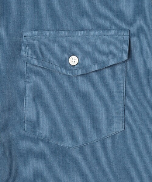 J.PRESS（ジェイプレス）の「【大人の上質カジュアル】J.PRESS MEN コーデュロイ パッチフラップシャツ（シャツ/ブラウス・メンズ・グレー系/ブラウン系/ブルー系・MEDIUM/LARGE/X-LARGE/SMALL）」の18枚目の写真