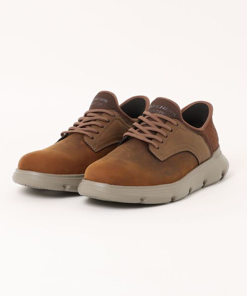 SKECHERS（スケッチャーズ）の「《SKECHERS》GARZA-CARLYN（スニーカー・メンズ・ブラウン/ブラック・26.0cm/27.0cm/27.5cm/28.0cm/26.5cm）」の2枚目の写真