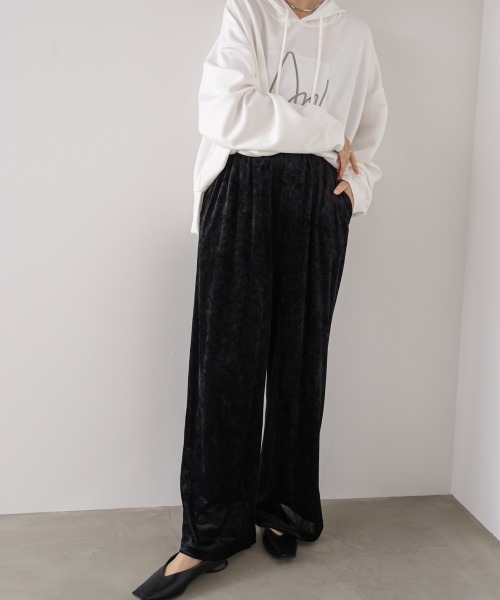 Bou Jeloud(ブージュルード)の「メッシュベロアイージーPT(その他パンツ・レディース・グレー・FREE)」の18枚目の写真