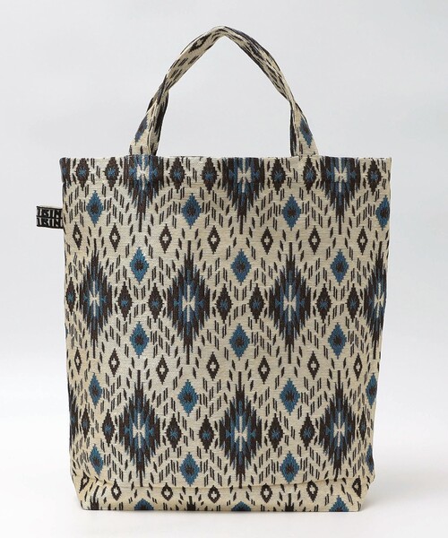 SHIPS（シップス）の「BINDU: IROQUOIS JQD TOTE（トートバッグ・メンズ・ナチュラル/ブラック・ONE SIZE）」の7枚目の写真