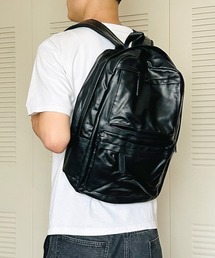 BEATJIVE（ビートジャイブ）の「PUレザー バックパック / デイパック / リュック [ユニセックス / A4・PC対応]（バックパック/リュック）」