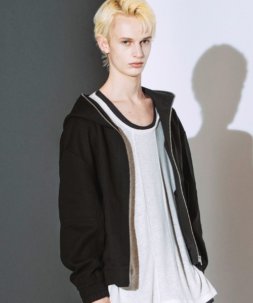 NO ID.(ノーアイディ)の「【NO ID.】Multi Seam Hooded Blouson / マルチ シーム フーデッド ブルゾン(ブルゾン・メンズ・ブラック系その他/ブラック・ONE)」の4枚目の写真