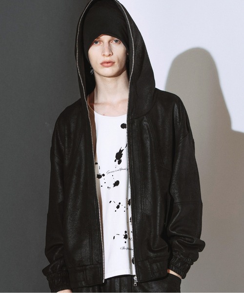 NO ID.(ノーアイディ)の「【NO ID.】Multi Seam Hooded Blouson / マルチ シーム フーデッド ブルゾン(ブルゾン・メンズ・ブラック系その他/ブラック・ONE)」の6枚目の写真