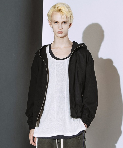 NO ID.(ノーアイディ)の「【NO ID.】Multi Seam Hooded Blouson / マルチ シーム フーデッド ブルゾン(ブルゾン・メンズ・ブラック系その他/ブラック・ONE)」の7枚目の写真