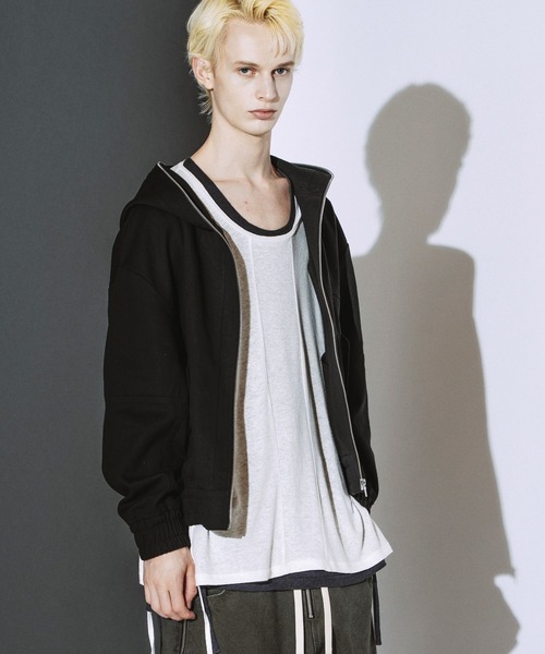 NO ID.(ノーアイディ)の「【NO ID.】Multi Seam Hooded Blouson / マルチ シーム フーデッド ブルゾン(ブルゾン・メンズ・ブラック系その他/ブラック・ONE)」の9枚目の写真