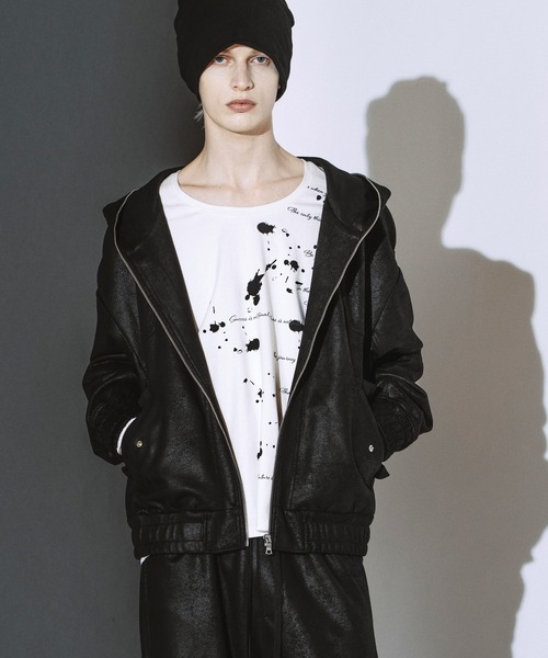 NO ID.(ノーアイディ)の「【NO ID.】Multi Seam Hooded Blouson / マルチ シーム フーデッド ブルゾン(ブルゾン・メンズ・ブラック系その他/ブラック・ONE)」の22枚目の写真
