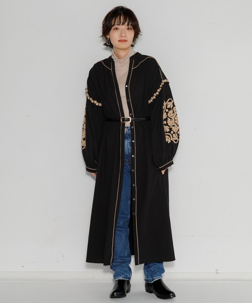 LEIN（リーン）の「【WOMEN】LEIN 刺繍ワンピース（ワンピース・レディース・ベージュ・FREE）」の2枚目の写真
